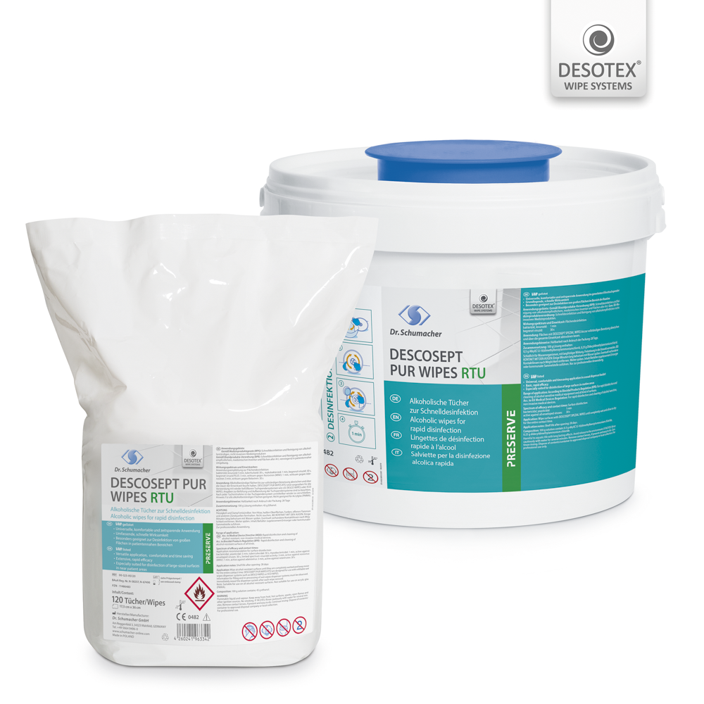 Dr. Schumacher DESCOSEPT SPEZIAL WIPES - Flächendesinfektionstücher