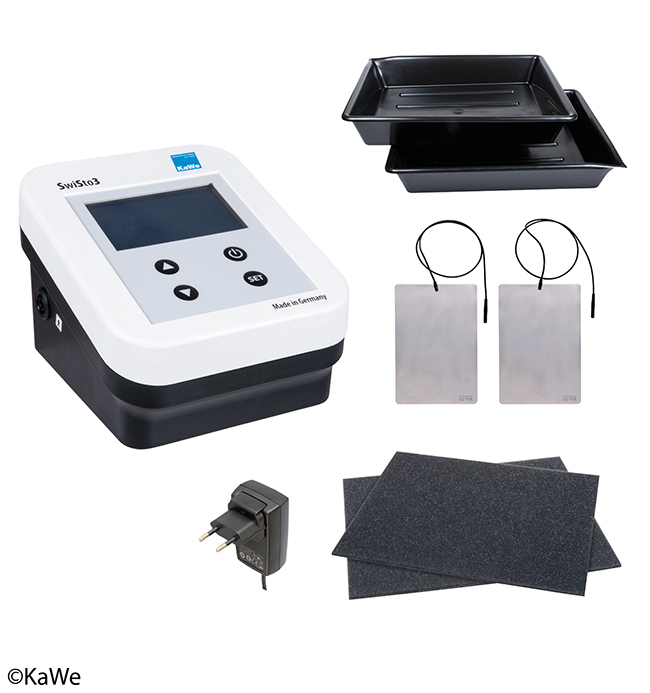 KaWe SwiSto3 - Iontophorese-Set Gleich- und Pulsstromtherapie