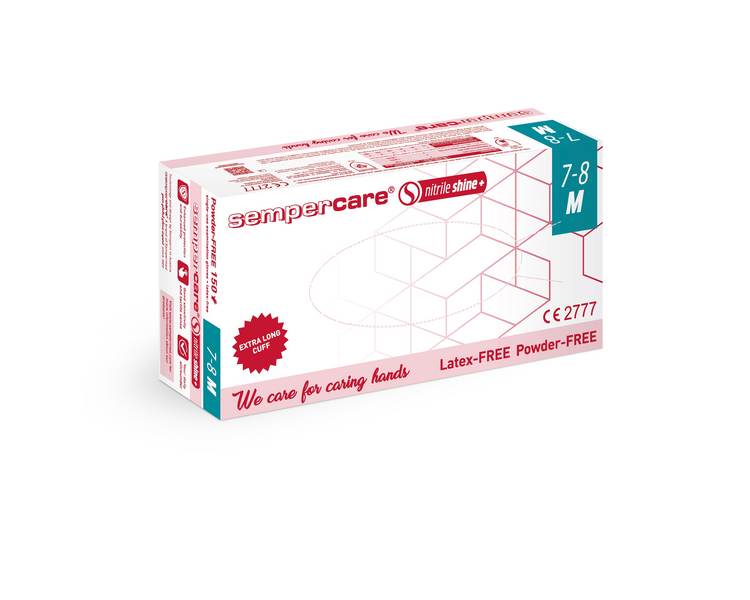 Lohmann & Rasucher Sempercare® Nitrile Shine+ Untersuchungshandschuhe