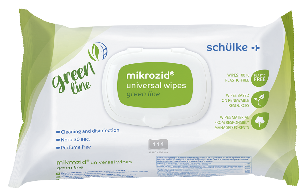 Schülke mikrozid® universal wipes green-line Flächendesinfektion