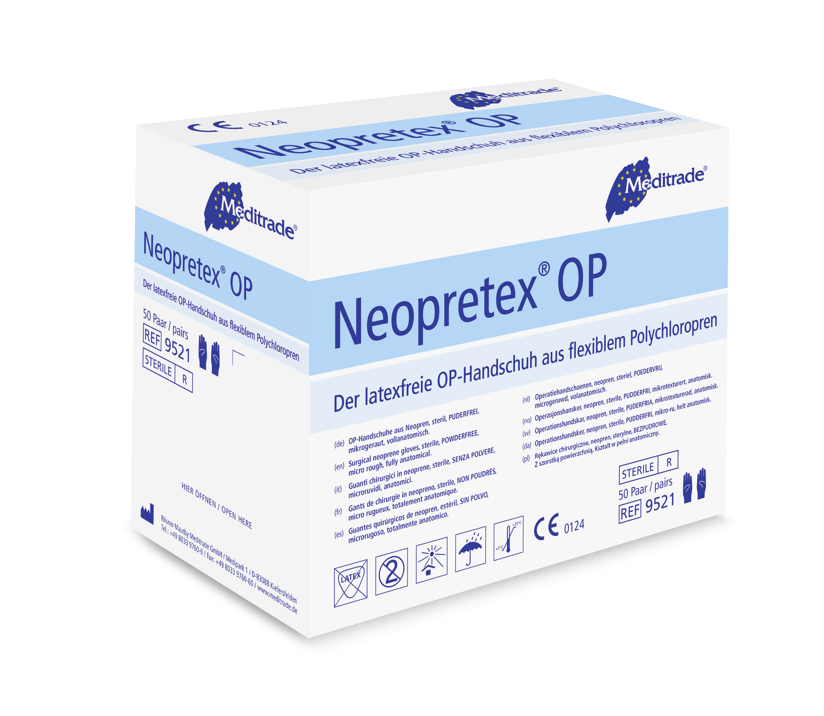 Meditrade Neopretex® OP - Polychloropren OP-Handschuhe
