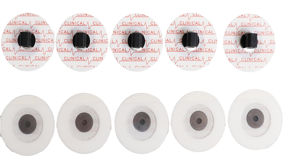Diagramm Halbach EKG-Einmalelektrode - Schaumstoff