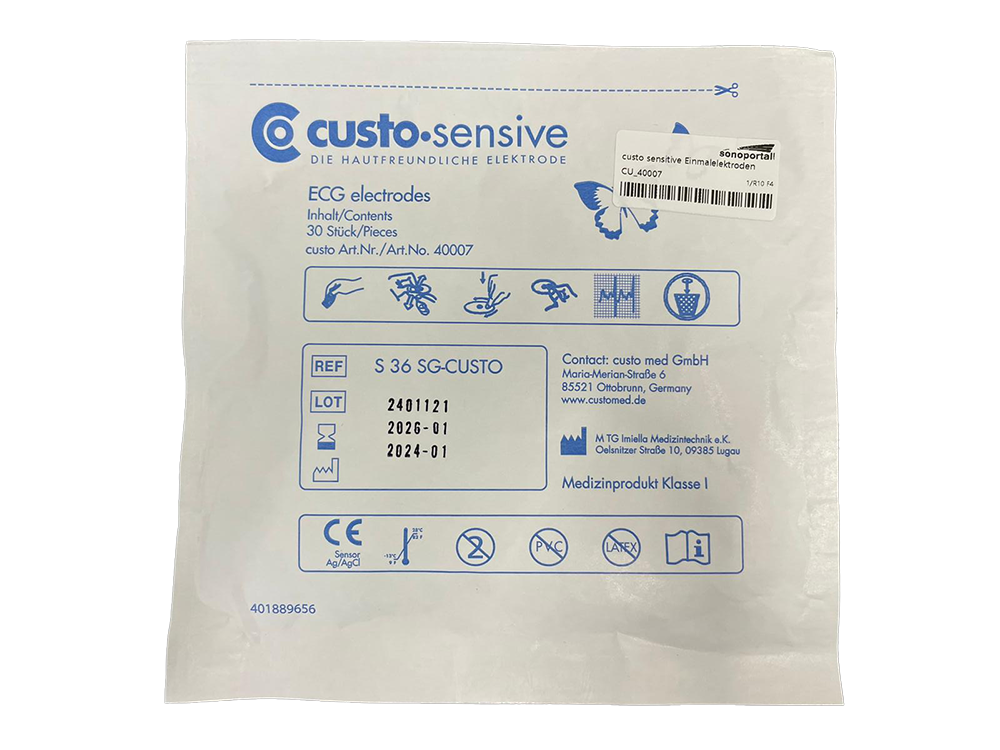 custo sensitive Einmalelektroden