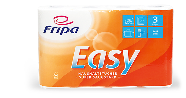Fripa Easy Haushaltsrollen 3-lagig