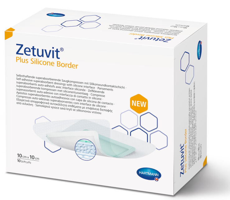Hartmann Zetuvit® Plus Silicone Border