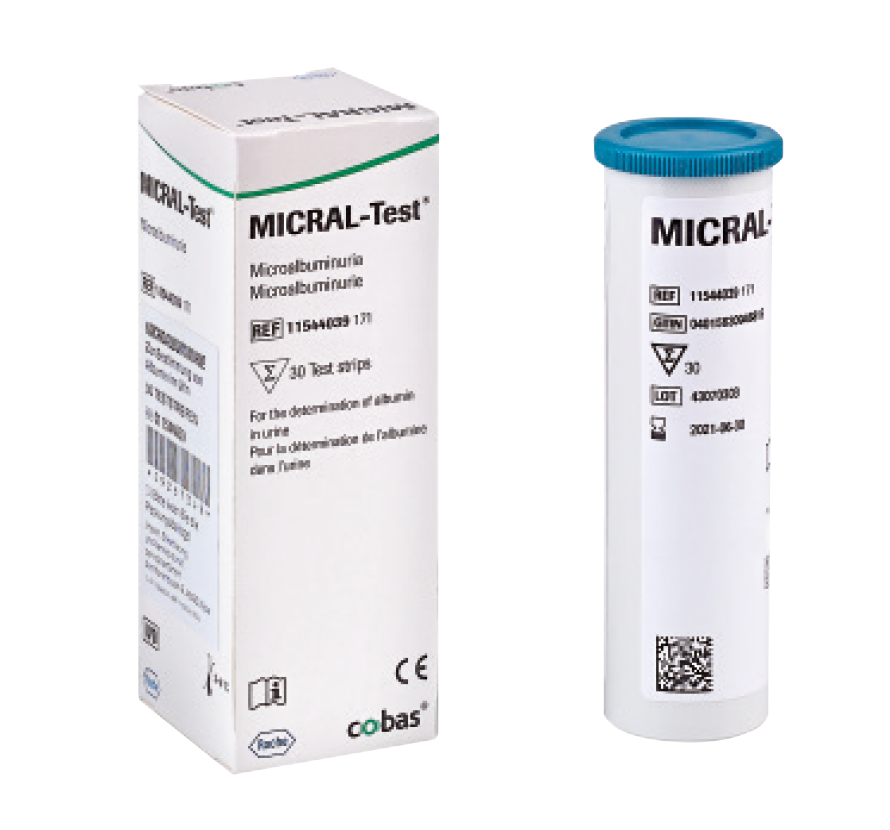 Roche Micral-Test® II Albumin-Teststreifen