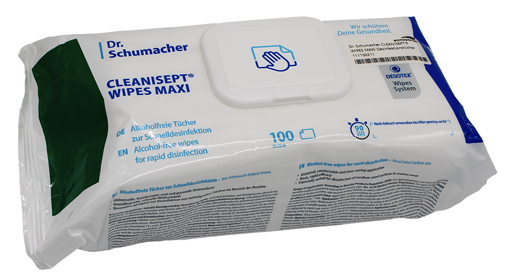 Dr. Schumacher CLEANISEPT® WIPES MAXI Desinfektionstücher