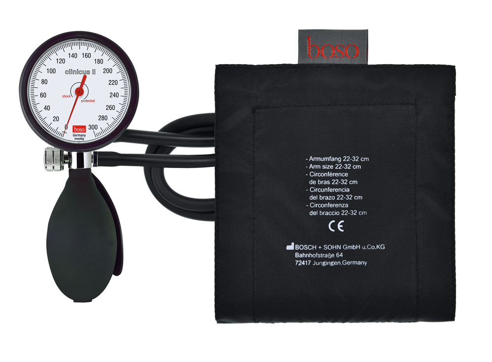 boso clinicus II Blutdruckmessgerät mit Klettenmanschette