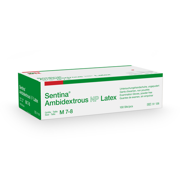 Lohmann & Rauscher Sentina® Ambidextrous Latex Untersuchungshandschuhe