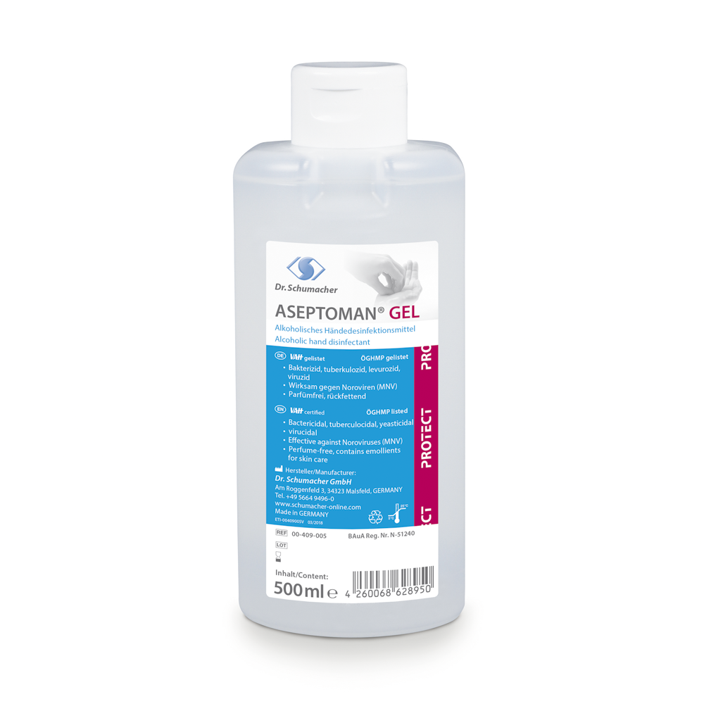 Dr. Schumacher ASEPTOMAN® Gel - Händedesinfektiongel