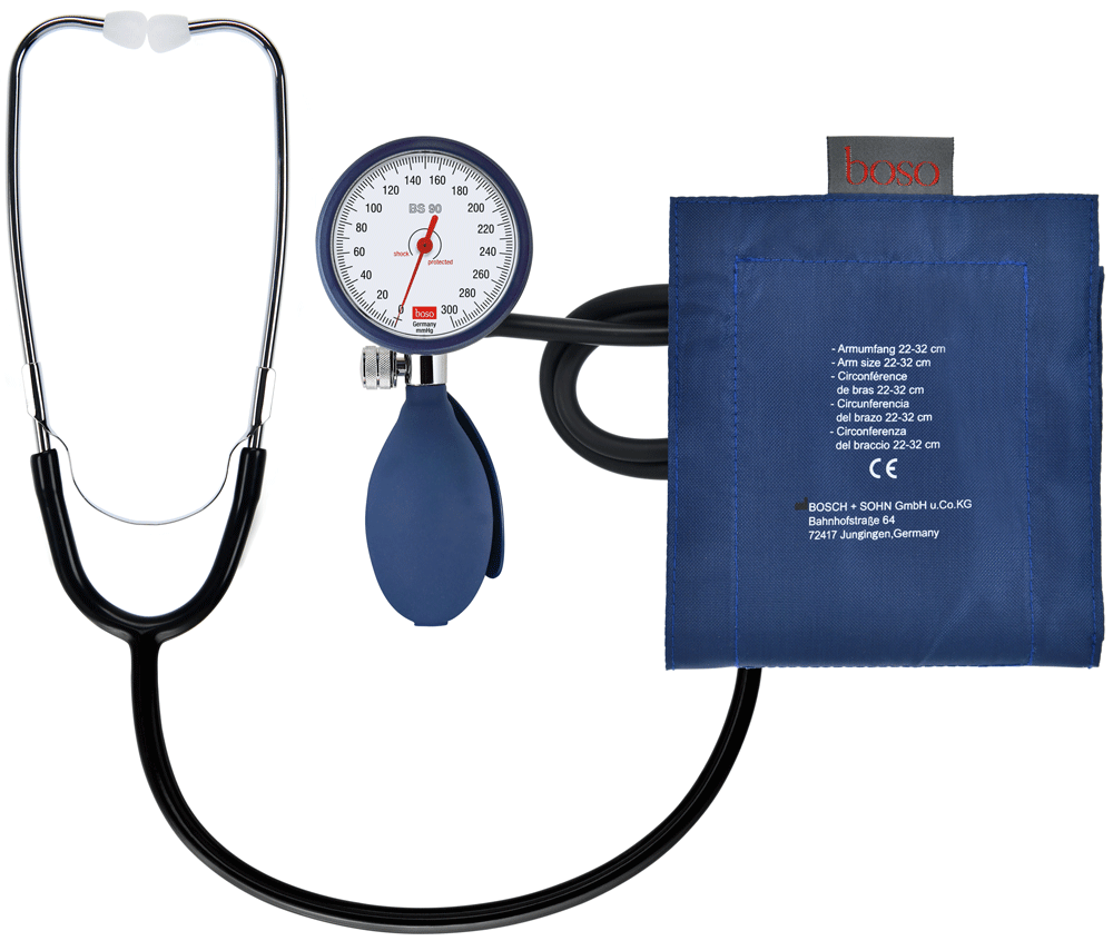 boso Blutdruckmessgerät BS 90 mit integriertem Stethoskop
